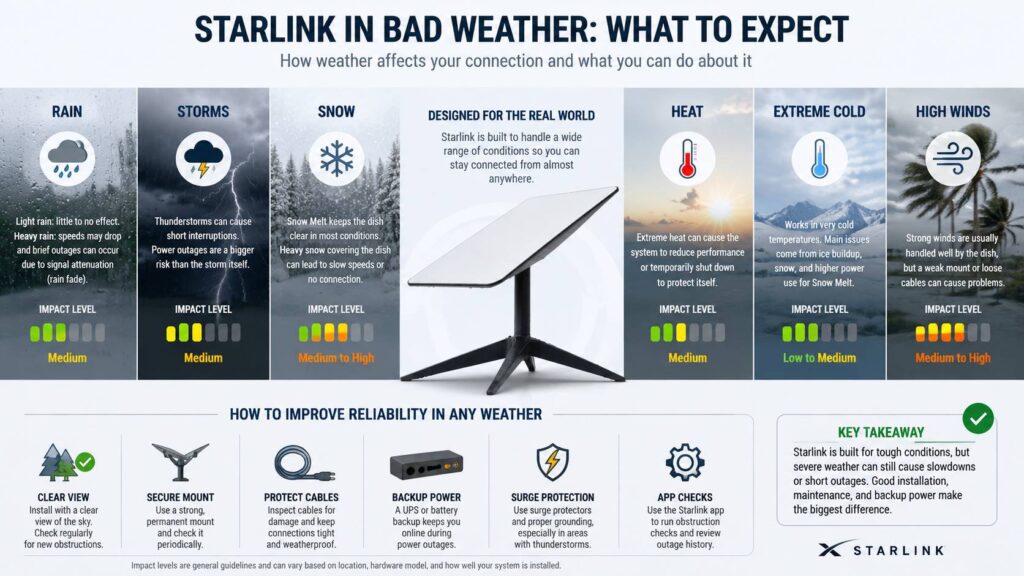 Starlink in bad weather diagram